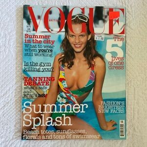 July 2003 British Vogue Magazine - Summer Splash